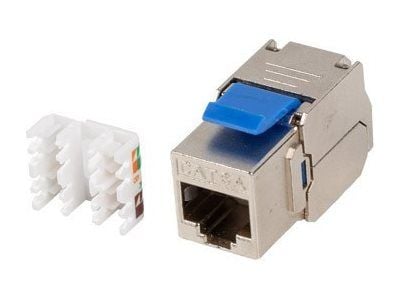 Lanberg KSFA-3000, litteä, sininen, hopea, RJ-45, LSA, naaras, fosfori/pronssi