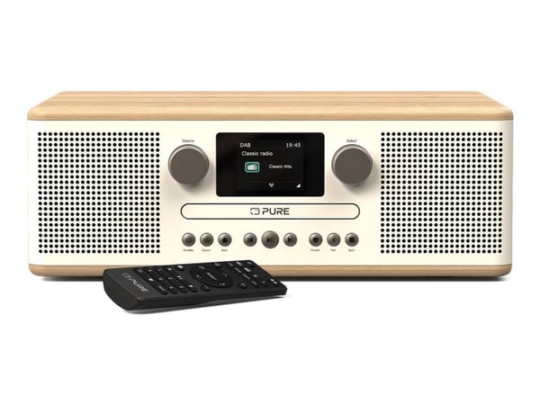 Pure Classic C-D6 - Ljudsystem - 30 Watt (Total) - bomullsvit, ek