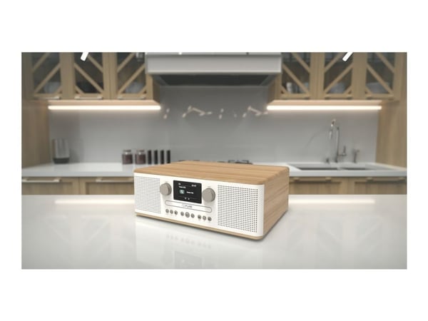 Pure Classic C-D6 - Ljudsystem - 30 Watt (Total) - bomullsvit, ek