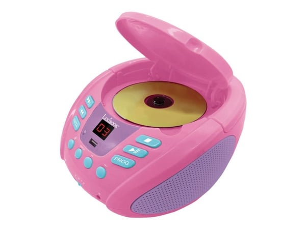 Unicorn Bluetooth Portable CD player with Lights and USB
