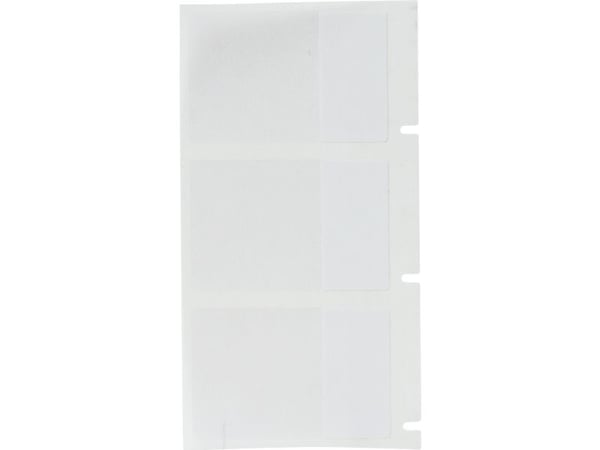 Brady M7-31-427, Hvit, Selvklebende skriveretikett, Utstanset etikett, Rull, Selvlaminerende vinyl, Trermisk overføring