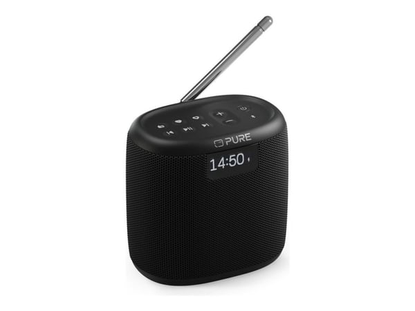 Pure Woodland Mini - Høyttaler - for bærbar bruk - trådløs - Bluetooth - 5 watt - svart