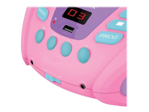 Unicorn Bluetooth Portable CD player with Lights and USB