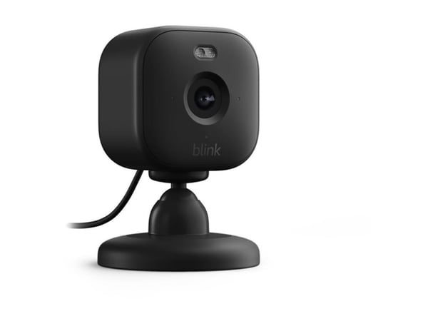 Amazon Blink Mini 2, IP-turvakamera, Sisätila ja ulkotila, Langaton, Amazon Alexa, Pöytä/Seinä, musta