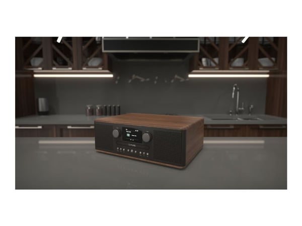 Pure Classic C-D6 - Lydsystem - 30 watt (Total) - kaffe svart, valnøtt