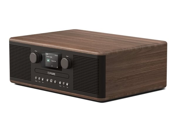 Pure Classic C-D6 - Lydsystem - 30 watt (Total) - kaffe svart, valnøtt