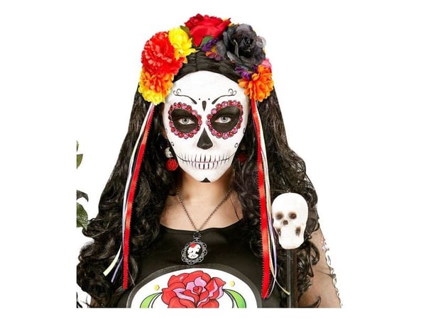 Day of the Dead blomster hårbøjle