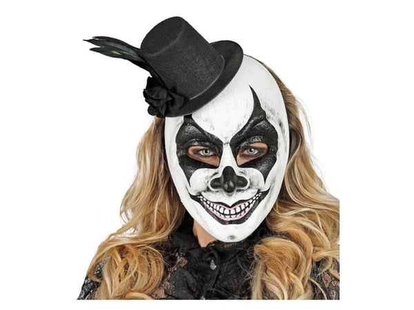 Uhyggelig mimer maske