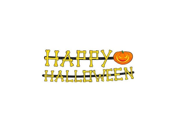 Hyvää Halloween guirlande, 2m