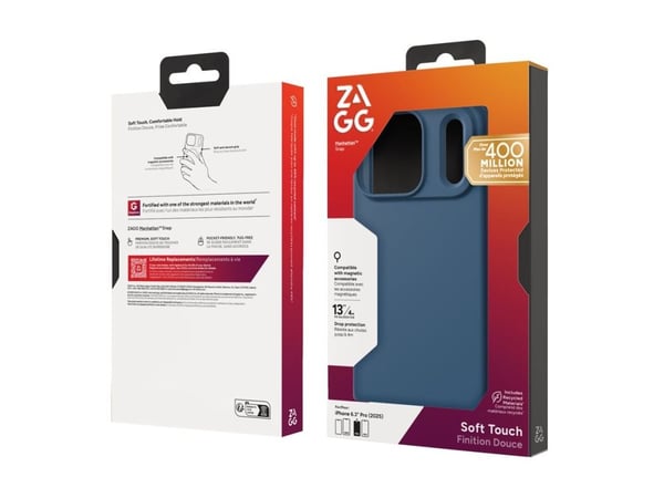 ZAGG Manhattan Snap - iPhone 17 Pro-etui kompatibelt med MagSafe (ocean abyss)