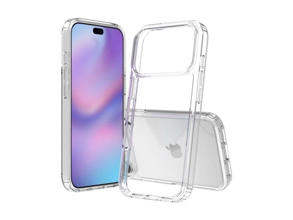 Screenor - Baksidedeksel for mobiltelefon - termoplast-polyuretan (TPU), akryl - gjennomsiktig - for Apple iPhone 17 Pro