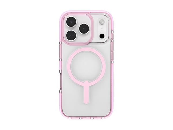 ZAGG Santa Cruz Snap, Suojus, Apple, iPhone 17 Pro, 16 cm (6.3"), Vaaleanpunainen, Läpinäkyvä