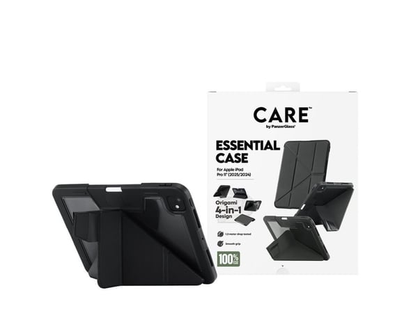 PanzerGlass CARE™ by ®™ by Essential Case Black iPad Pro 11" (2024-2025), Suojus, Apple, Apple - iPad Pro 11" (2024), Apple - iPad Pro 11" (2025), ...