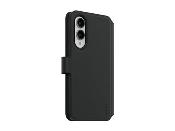 CARE by PanzerGlass Tango - Lommebok for mobiltelefon - to-i-ett, Qi - veganlær - for Samsung Galaxy S25 Edge