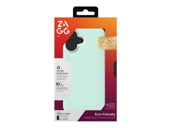ZAGG Luxe Snap, Suojus, Apple, iPhone 17, 16 cm (6.3"), Mintunvärinen