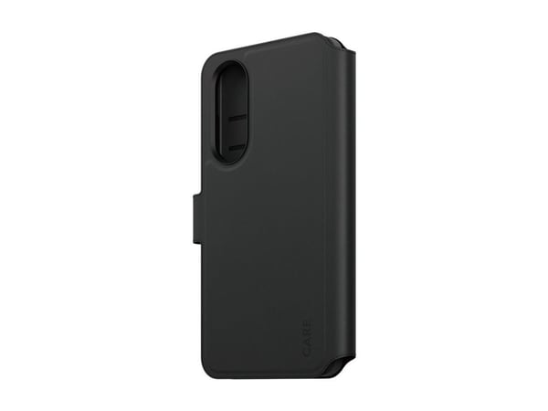 CARE by PanzerGlass Tango - Lommebok for mobiltelefon - to-i-ett, Qi - veganlær - for Samsung Galaxy S25 Edge