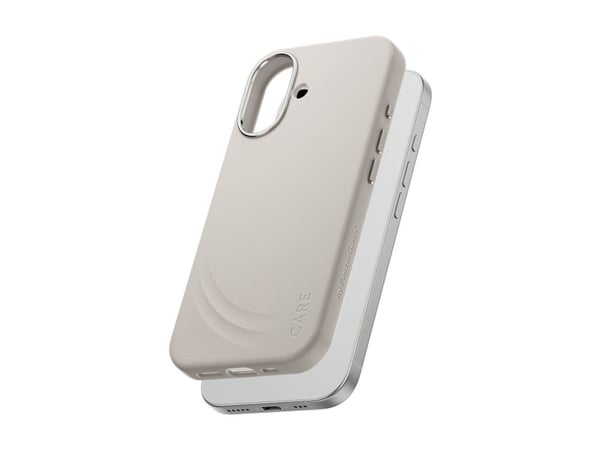 PanzerGlass CARE™ by ® Flow Case Vanilla w. MagSafe iPhone 17, Suojus, Apple, Apple - iPhone 17, 16 cm (6.3"), Beige