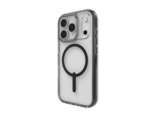 Zagg Santa Cruz Snap - Baksidedeksel for mobiltelefon - MagSafe-samsvar - kullsort - for Apple iPhone 17 Pro