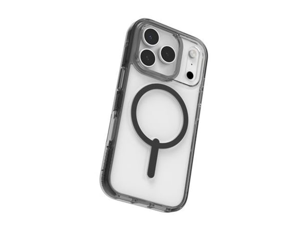 Zagg Santa Cruz Snap - Baksidedeksel for mobiltelefon - MagSafe-samsvar - kullsort - for Apple iPhone 17 Pro