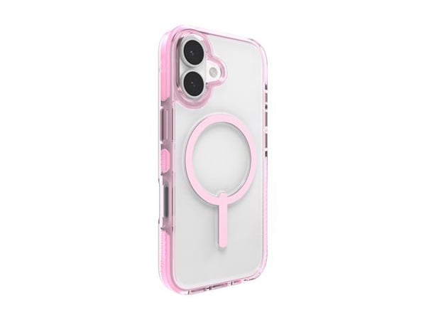 ZAGG Santa Cruz Snap, Suojus, Apple, iPhone 17, 16 cm (6.3"), Vaaleanpunainen, Läpinäkyvä