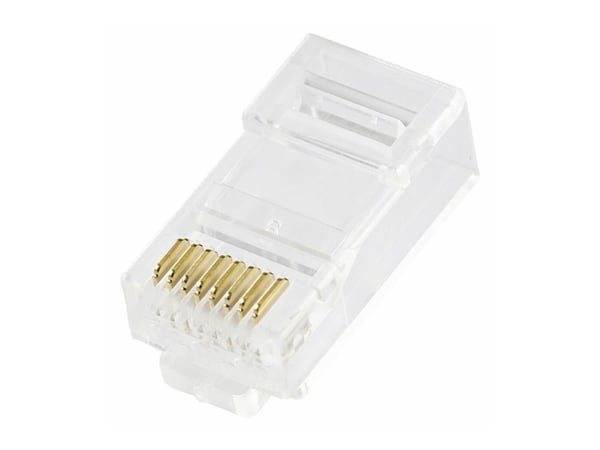 MicroConnect Easy Connector - Nettverkkontakt - RJ-45 (hann) - UTP - CAT 5e - modulær (en pakke 100)