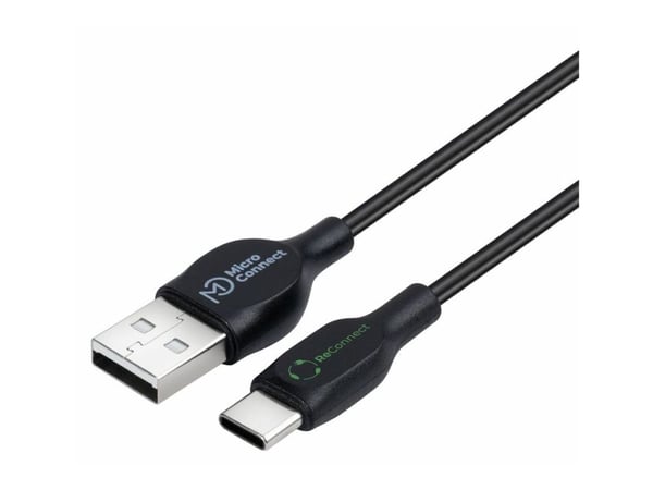 MicroConnect ReConnect - USB-kabel - USB-type A (hann) til 24 pin USB-C (hann) - USB 3.2 Gen 1 - 3 A - 3 m - svart