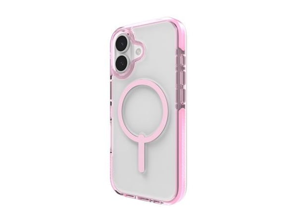 ZAGG Santa Cruz Snap, Suojus, Apple, iPhone 17, 16 cm (6.3"), Vaaleanpunainen, Läpinäkyvä