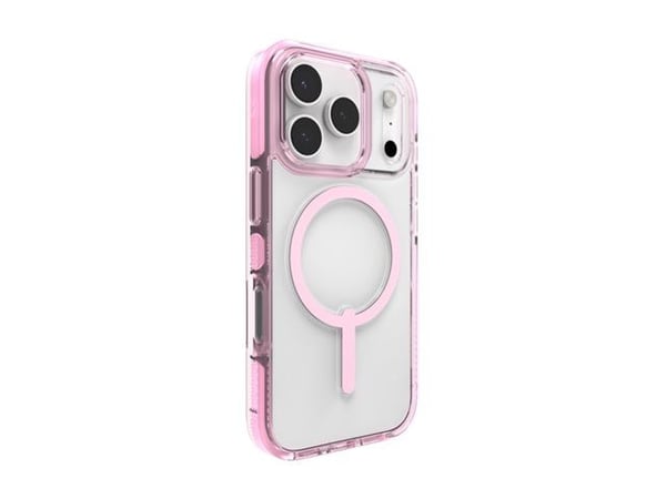 ZAGG Santa Cruz Snap, Suojus, Apple, iPhone 17 Pro, 16 cm (6.3"), Vaaleanpunainen, Läpinäkyvä