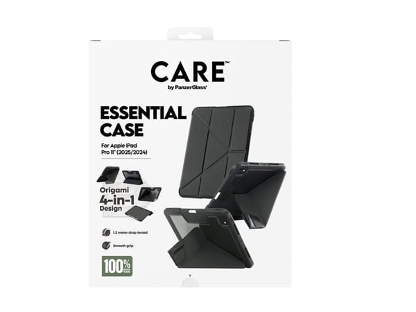 PanzerGlass CARE™ by ®™ by Essential Case Black iPad Pro 11" (2024-2025), Suojus, Apple, Apple - iPad Pro 11" (2024), Apple - iPad Pro 11" (2025), ...