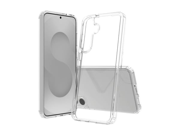 Screenor - Baksidedeksel for mobiltelefon - termoplast-polyuretan (TPU), akryl - gjennomsiktig - for Samsung Galaxy S25 FE