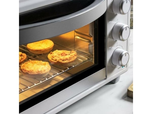 Cecotec Bake&Toast 2300, 23 L, Valkoinen, Pöytämalli, Rotaatio, Mekaaninen, 60 min