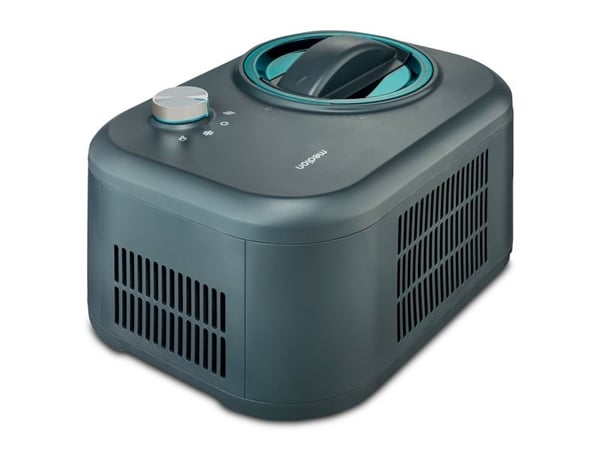 MEDION MD 10169, Glassmaskin med kompressor, 1 l, 1 hoar, Blå, 60 min, Gjuten aluminium