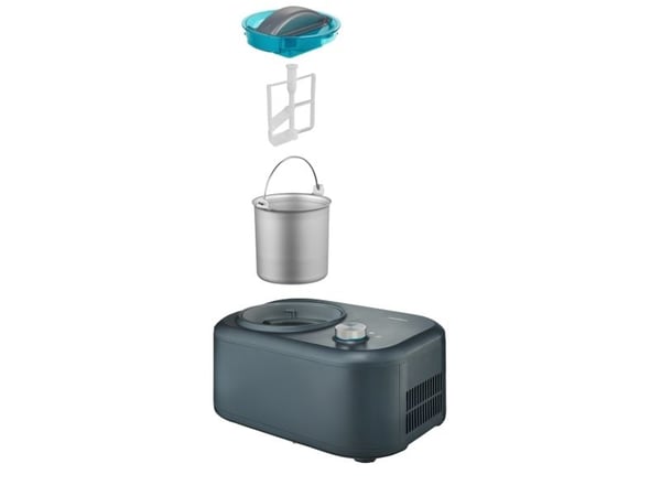 MEDION MD 10169, Glassmaskin med kompressor, 1 l, 1 hoar, Blå, 60 min, Gjuten aluminium