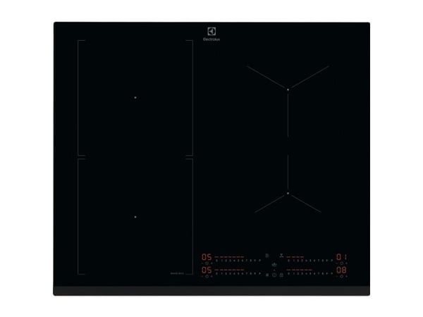 Electrolux EIS62453, Svart, Innebygget, 60 cm, Sonebasert induksjon, Glass-keramikk, 4 zone(s)