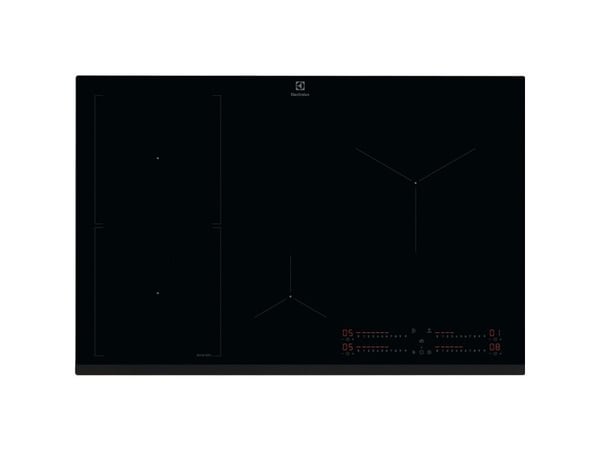 Electrolux EIS82453, Svart, Innebygget, 80 cm, Sonebasert induksjon, Glass-keramikk, 4 zone(s)