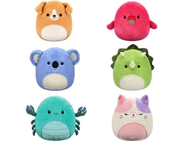 SQUISHMALLOWS W21 Fuzz-A-Mallows Plush toy, 30 cm - Assorted