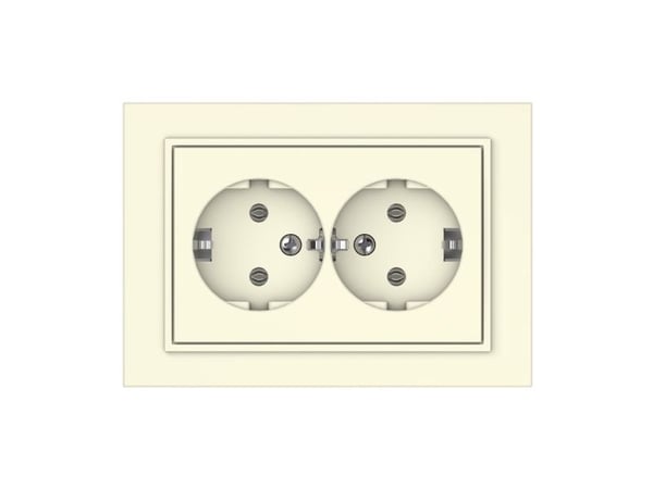 Vilma Socket Two Places rp16-021 Qr1000 Sand