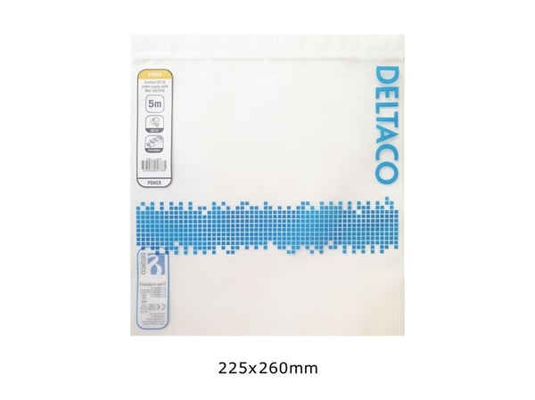 Deltaco GST18 virtajohto, CEE 7/7 - GST18 naaras, musta, 5m, 5 m, CEE 7/7, GST18, 250 V, 16 A