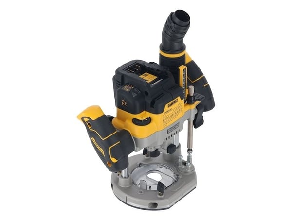 DeWALT DCW620NT-XJ, Yläjyrsimen alusta, Harjaton, musta, Keltainen, 23000 RPM, 8 (5/16"), 12.7 (1/2"), 11000 RPM