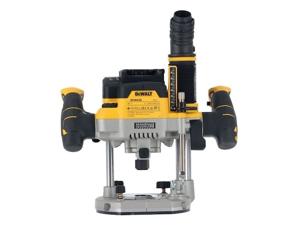 DeWALT DCW620NT-XJ, Yläjyrsimen alusta, Harjaton, musta, Keltainen, 23000 RPM, 8 (5/16"), 12.7 (1/2"), 11000 RPM