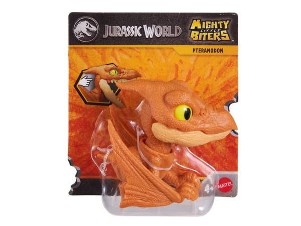 Mattel JURASSIC WORLD MIGHTY LITTLE BITERS Pteranodon, 4 År, Flerfarvet