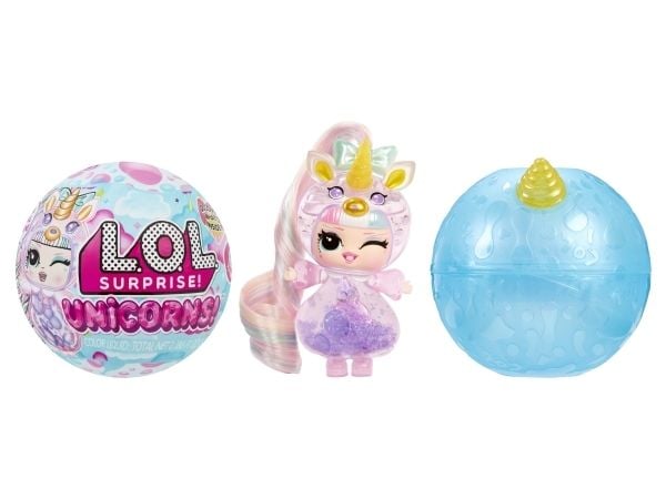 L.O.L. Surprise! Unicorn Tots Asst in PDQ, Pieni nukke, Naaras, 4 vuosi/vuosia, Monivärinen