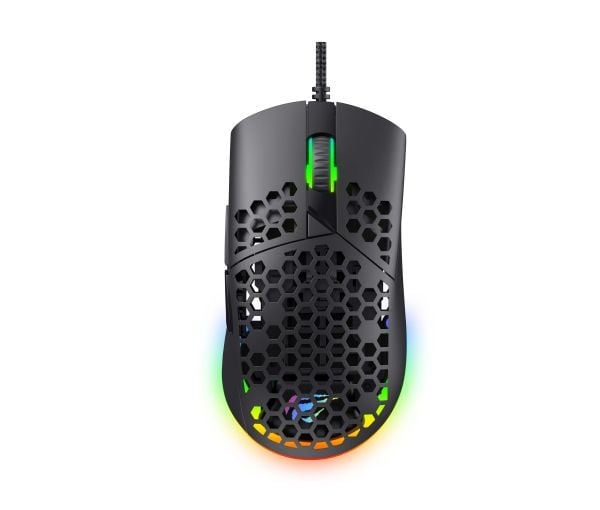 Havit MS1036 RGB kablet spillmus (svart)
