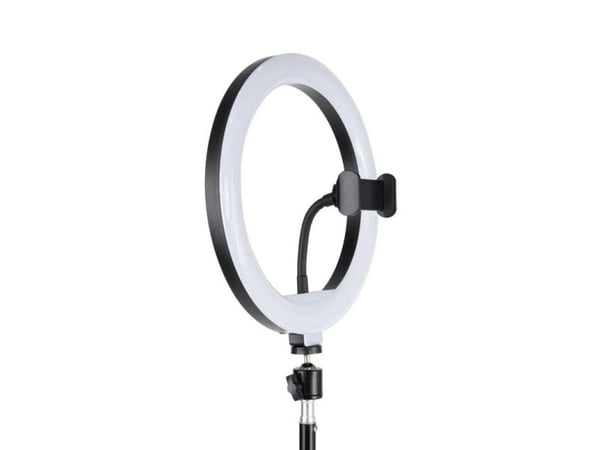 Havit ST7026 stativ med RGB lysring (svart)