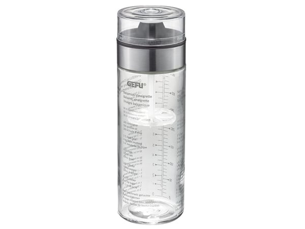 GEFU 14491, Transparent, Glas, Plast, Silikon, Rostfritt stål, 350 ml, 6,7 cm, 204 mm