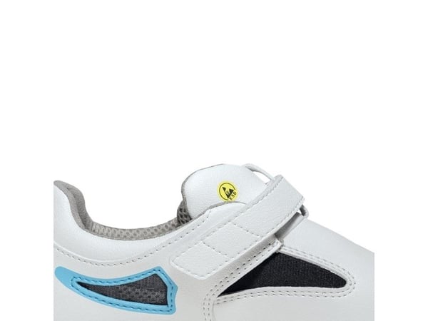 Uvex 67312, Unisex, Voksen, Vernesko, Hvit, ESD, FO, S1, Spenne, Hekte og malje