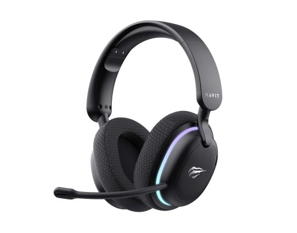Havit Fuxi-H7, Ledning & Trådløs, Spilling, 20 - 20000 Hz, 247 g, Hodetelefoner, Sort, Hvit