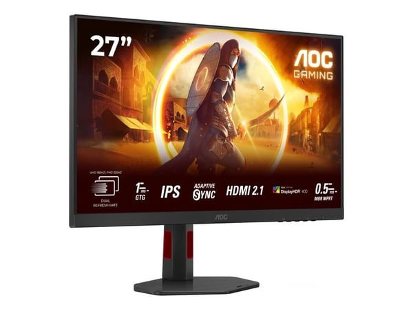 AOC G4 U27G4R, 68,6 cm (27"), 3840 x 2160 pikseliä, 4K Ultra HD, LED, 1 ms, musta, Punainen
