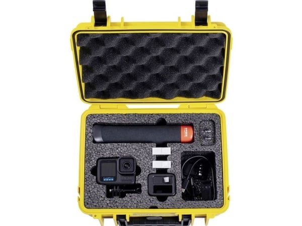 B & W International transportkoffert 4,1 l 270 x 215 x 105 mm Gul PP.41.Y GoPro13AP