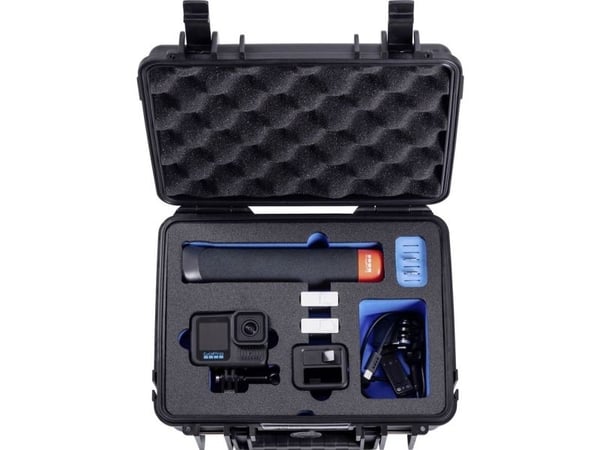B&W Cases PP.41.GoPro13, Hård veske, Sort, Polypropylen (PP), Skum, Monokromatisk, 4100 l